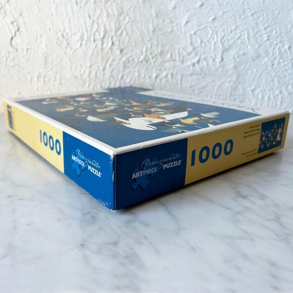 Charley Harper Art Mystery of the Missing Migrants 1000 Pc Puzzle Birds-Complete - Picture 6 of 8